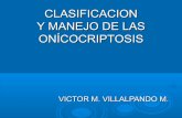 Onicocriptosis clasificacion t tratamiento