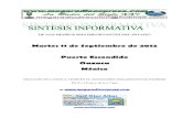 Sintesis informativa 11 09 2012