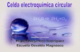 Celda electroquímica circular