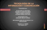 Tecnologia de la informacion  y la comunicacion tic