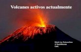 Volcanes activos actualmente