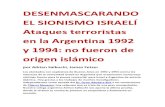 EL SIONISMO ISRAELÍ:  Ataques terroristas en la Argentina- Adrian Salbuchi