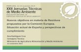 Conferencia Inaugural “Nuevos objetivos propuestos por la Comisión Europea en materia de Residuos. Situación actual de España y perspectiva para su cumplimiento”. Ana Rodríguez,