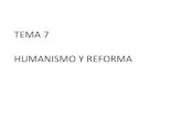 7. Humanismo y Reforma