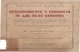 Descubrimiento y conquista de las islas canarias (1ª edición madrid 7 de septiembre de 1755   2ª edición santa cruz de tenerife 1755)