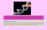Mutaciones genómicas