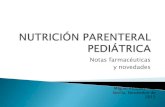 Nutrición parenteral   notas farmacéuticas