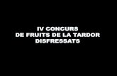 IV concurs de Fruits de la Tardor disfressats