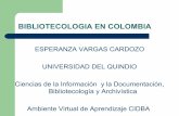 Bibliotecologia en colombia 1