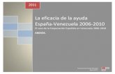 Cooperación Española en Venezuela 2006-2010 (ANEXOS)