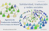 Solidaridad, traducción y redes sociales