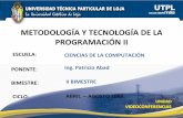 Metodología y Tecnología de la Programación II (II Bimestre)