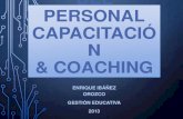 Coaching capacitación y desarrollo del personal 2013