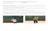 Informe Primer Torneo De Tenis Special Olympics V Region