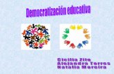 Tarea colaborativa democratizaci³n educativa