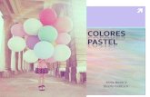 Colores pasteles