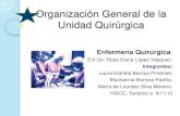Organizacion de la unidad quirurgica