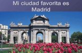Mi ciudad favorita es Madrid Juan