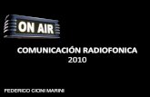 Comunicación radiofonica 2010