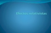 Efectos relativistas