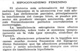 Hipogonadismo Femenino
