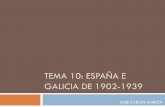 Tema10 ESPAÑA E GALICIA Principio de S. XX