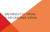 Meningitis y neumonia