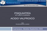 Acido Valproico. Revisión de Artículos Médicos