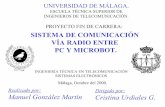 Sistema de comunicacion via radio entre PC y Microbot (M. Gonzalez Martin)