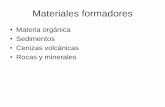 Materiales formadores