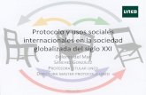 Protocolo y usos sociales internacionales en la sociedad globalizada del siglo XXI
