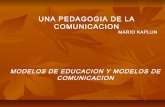 Modelos educativos/ Comunicacionales
