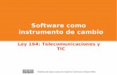 Ley 164. TIC y Software Libre