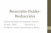 Reacción oxido reducción