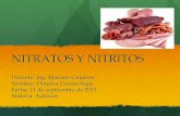 Nitritos y nitratos
