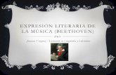 Expresión literaria de la música (beethoven)
