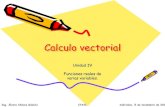 Cálculo vectorial: Unidad 4