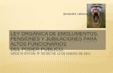 Ley Orgánica Emolumentos Venezuela 2011