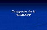 CategoríAs De La Webapp