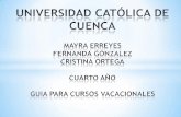 Universidad católica de cuenca natacion
