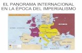 El panorama internacional en la época del imperialismo