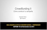 Crowdfunding   - Crea tu campaña