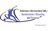 Presentació setmana intermacional del senderisme i running