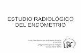 Estudio radiológico del endometrio. Lola Fernández de la Fuente Bursón