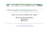 Sintesis informativa 140411