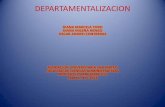 Departamentalizacion y tipos de departamentalizacion