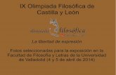 Fotos de la IX Olimpiada Filosófica de Castilla y León