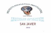 Proyecto educativo institucional ceia san javier 2013