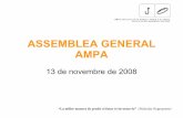 Presentació Assamblea Novembre 2008