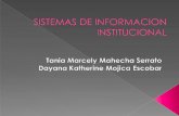 Sistemas de informacion institucional 2